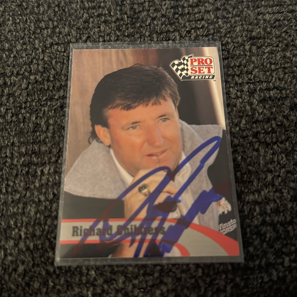 Vintage Richard Childress autographed 1992 Pro Set Card